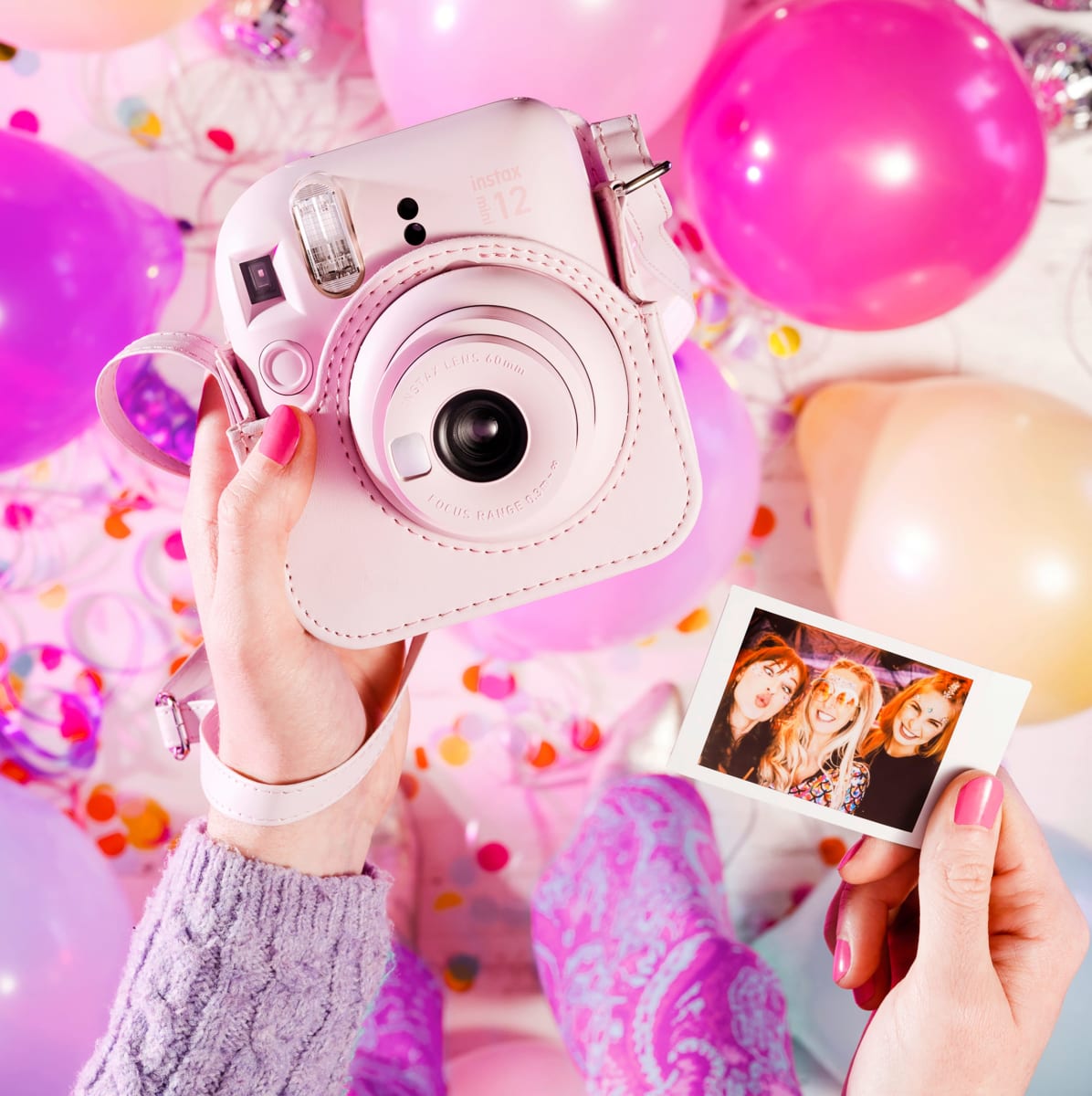 Sofortbildkamera instax mini 12 Blossom-Pink, 1 St