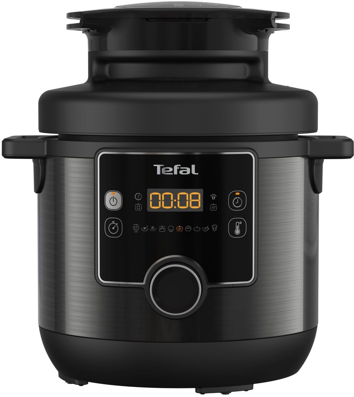 Tefal Multikocher CY7788 Turbo Cuisine & Fry, 1090 W, 7,6 l Schüssel, Schnellkochfunktion, 10 aut. Kochprogramme, 4 Extra Crisp Programme