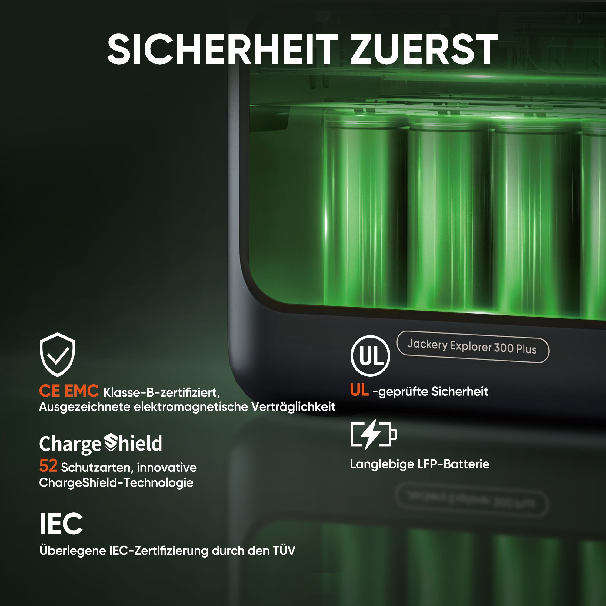 Jackery Stromgenerator Solargenerator 300 Plus 40W Mini, 0,60 in kW, (2-tlg), 288Wh tragbare Powerstation mit 40W Mini Solarpanel für Outdoor