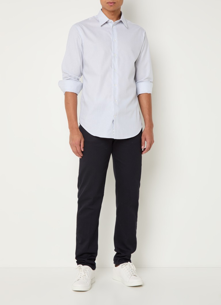 Emporio Armani Regular fit krekls ar svītru apdruku
