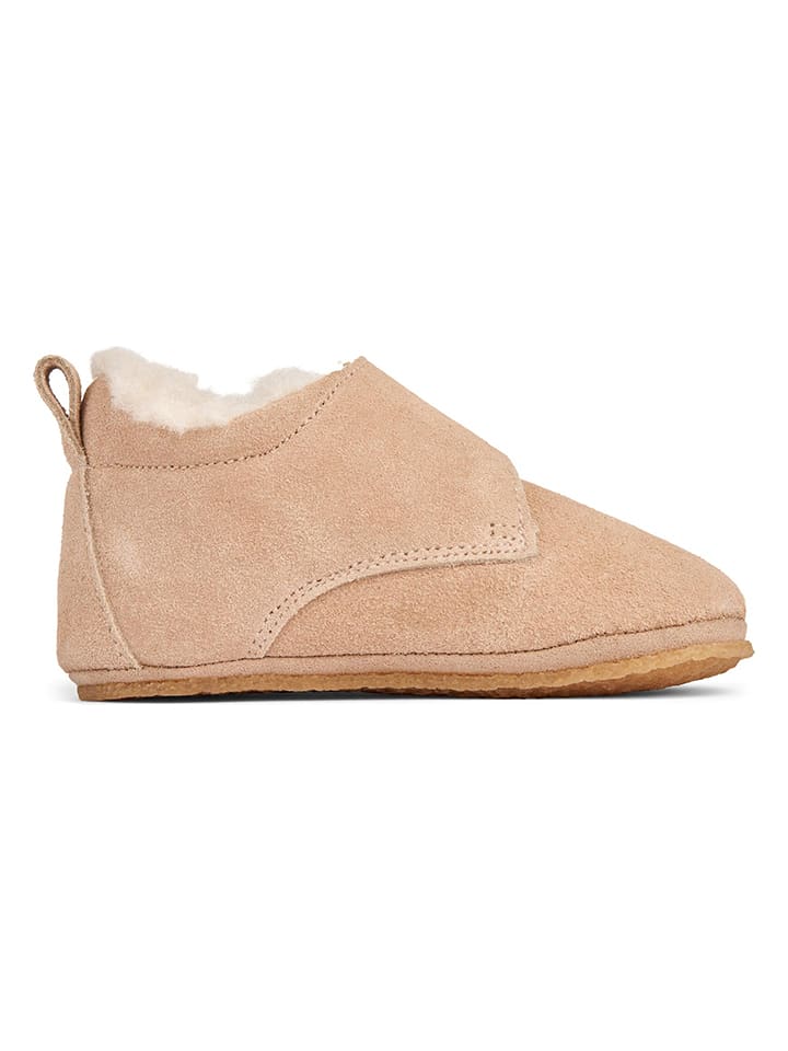 Wheat Leder-Hausschuhe 