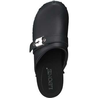 Leone Clogs in schwarz
