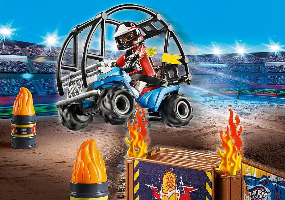 Starter Pack Stuntshow Quad mit Feuerrampe