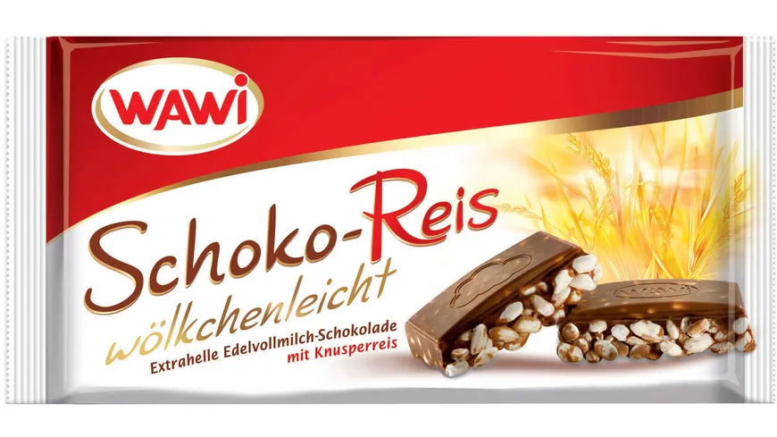 WAWI Schoko-Reis Tafel 200 g