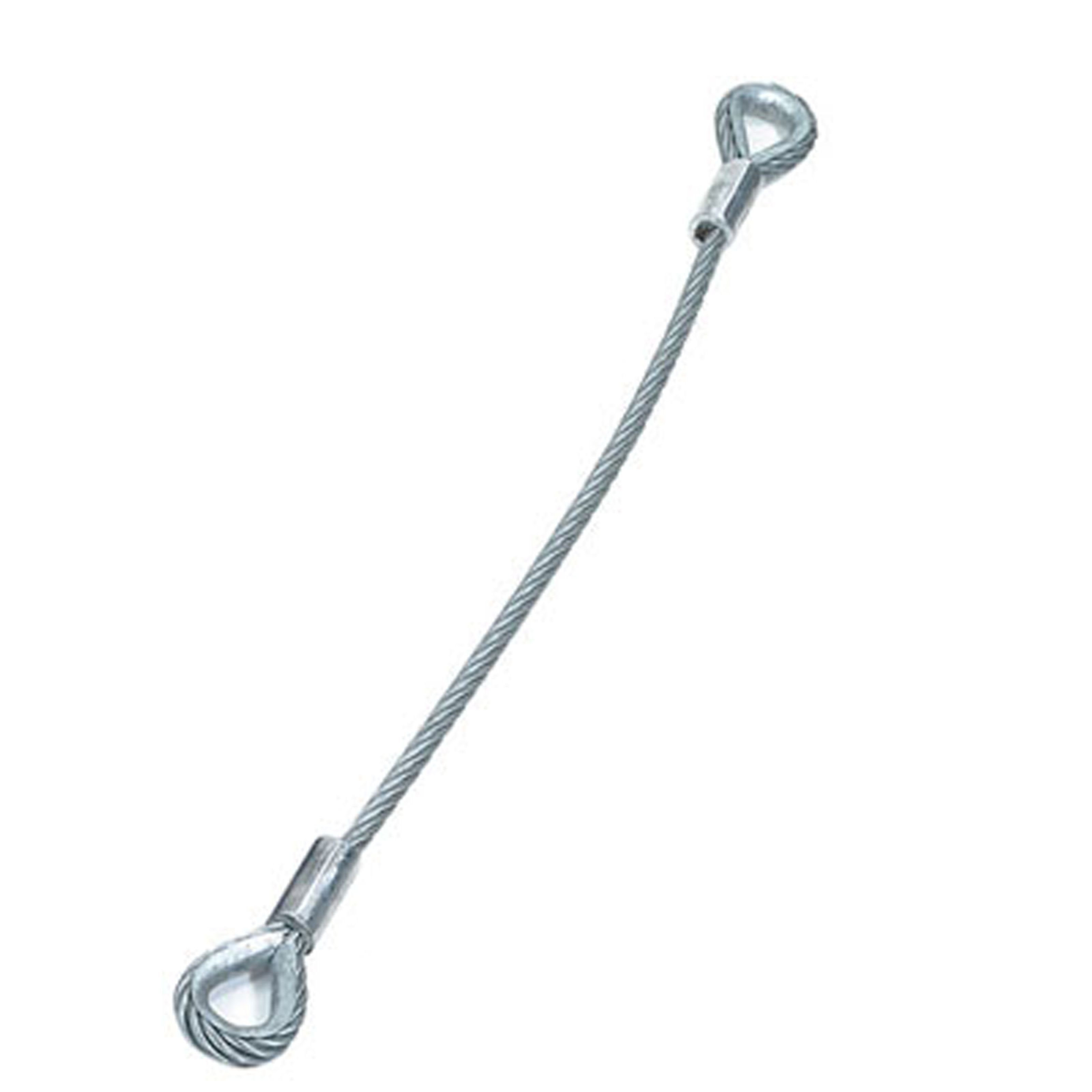 lightmaXX Gerüst, Safety Stahlseil 10mm x 50cm DIN 56926