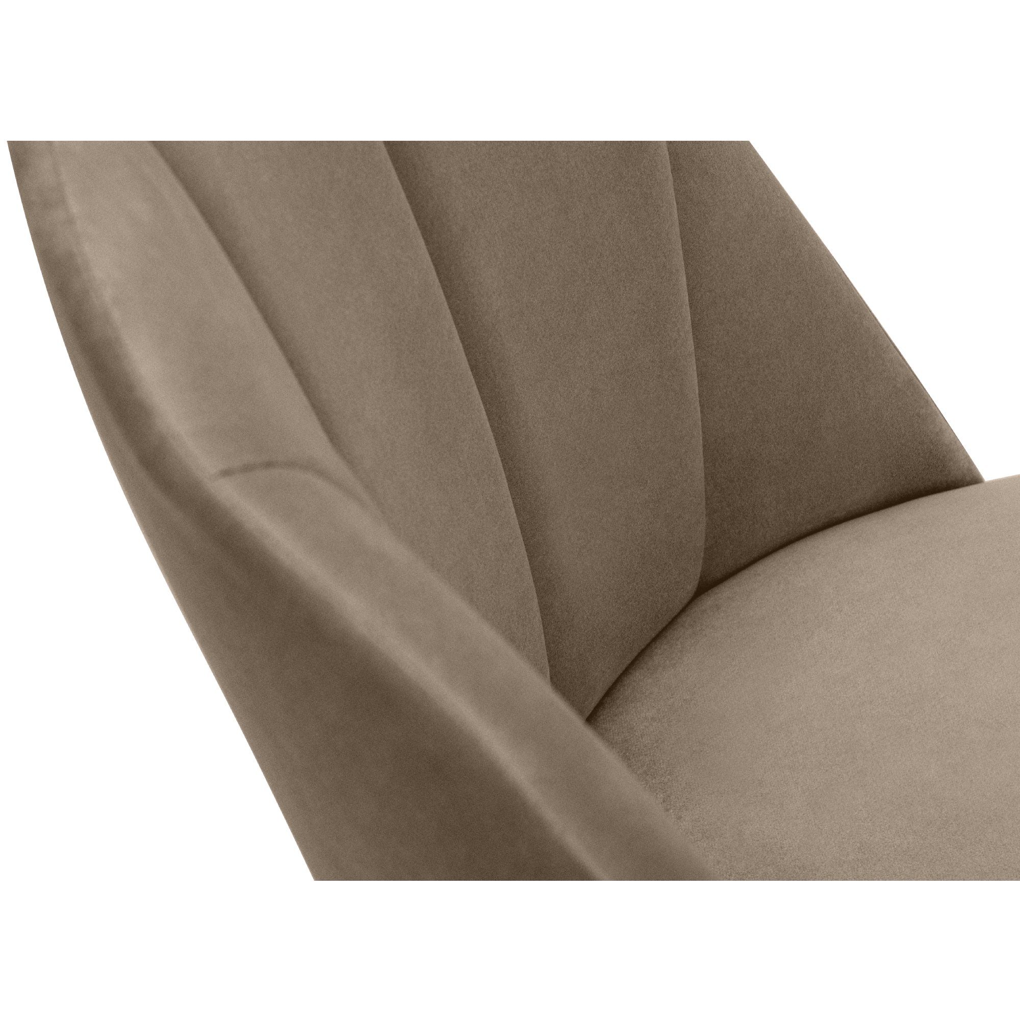 Konsimo Polsterstuhl BAKERI Esstischstühl Wohnzimmerstühl Küchenstühl Esszimmer Stühl (Esszimmerstühl, 1 St), Gestell aus Massivholz, Velours-Sitz