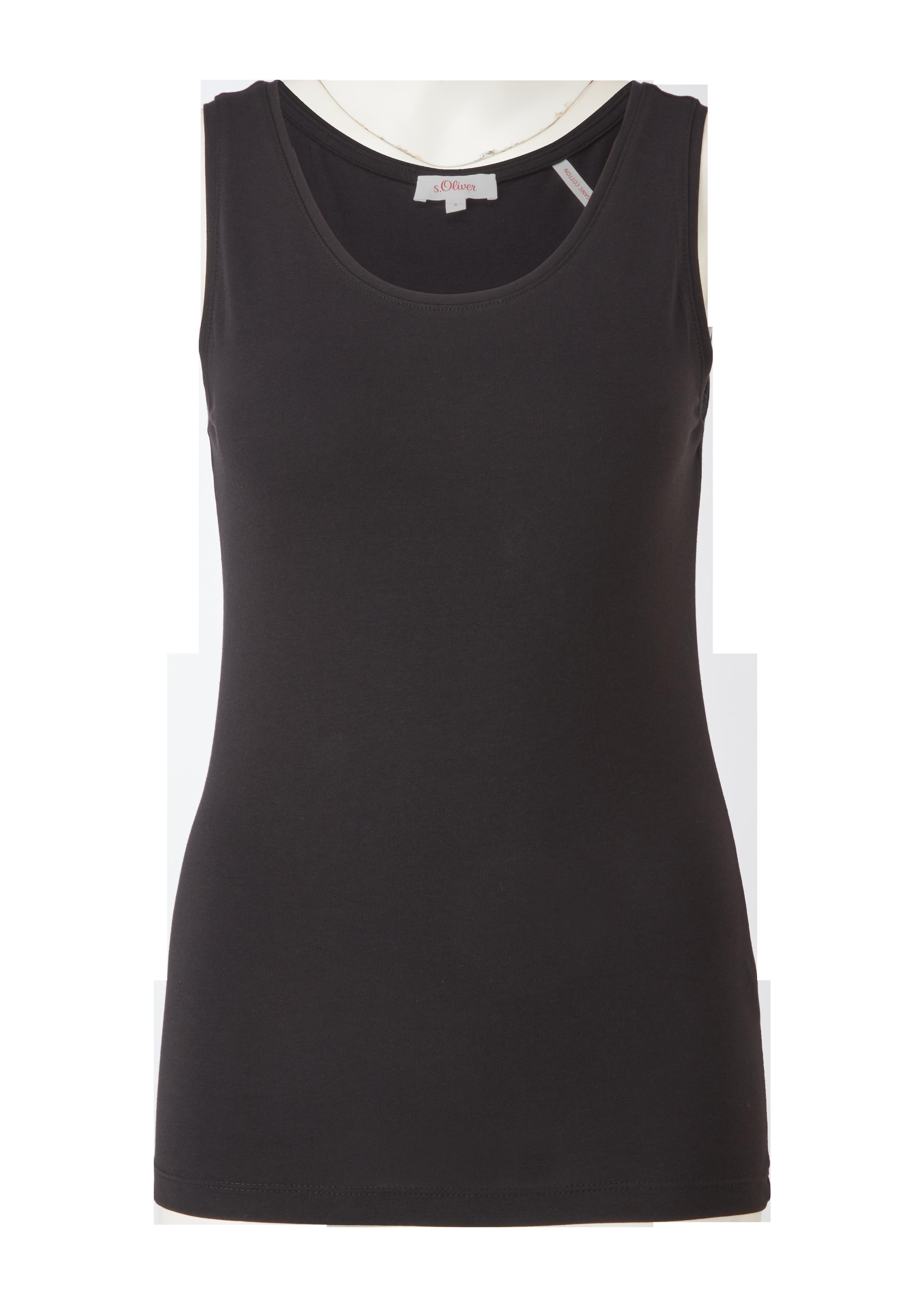 Basic Top aus Jersey  2112044-9999