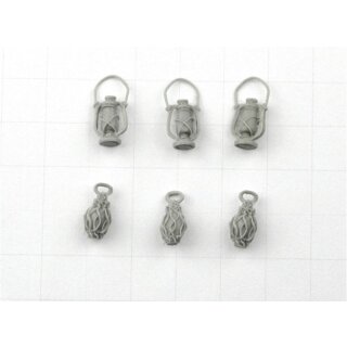 HQ Resin - Oil Lamps - Set 3