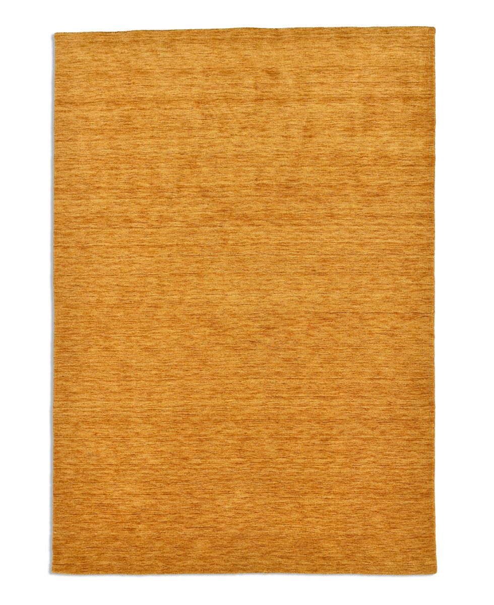 Teppich aus Indien Holi uni Gold 60 x 090 cm