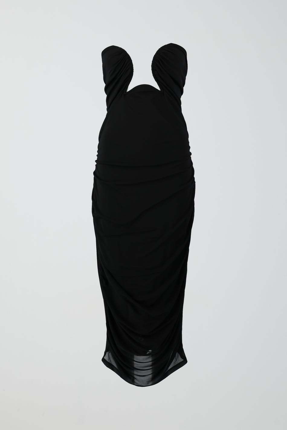Ruched wire front dress