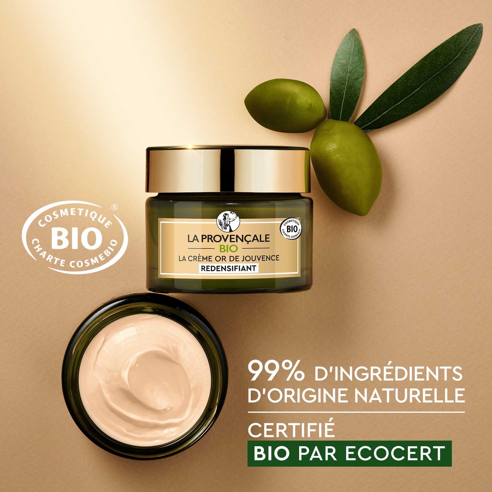 La Provençale La Provençale Bio Crème Or de Jouvence Redensifiante Peaux Matures 50ml Crème Redensifiante Peaux Matures certifiée bio