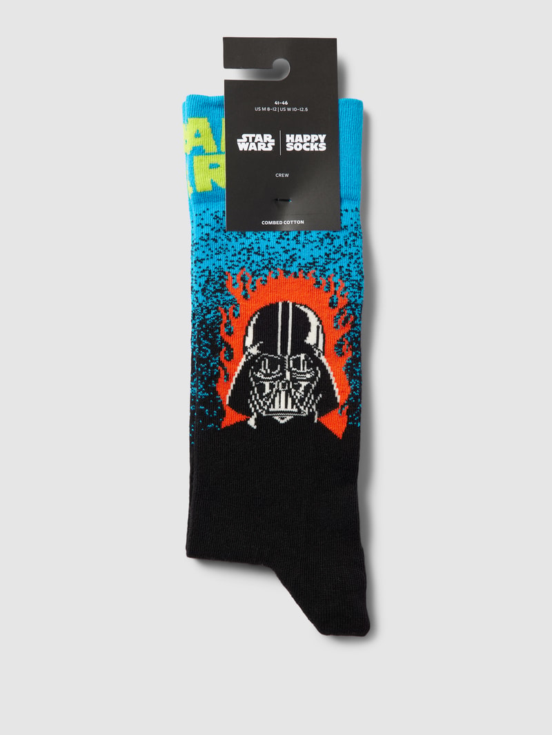 Socken mit Allover-Muster Modell 'Star Wars™' in schwarz