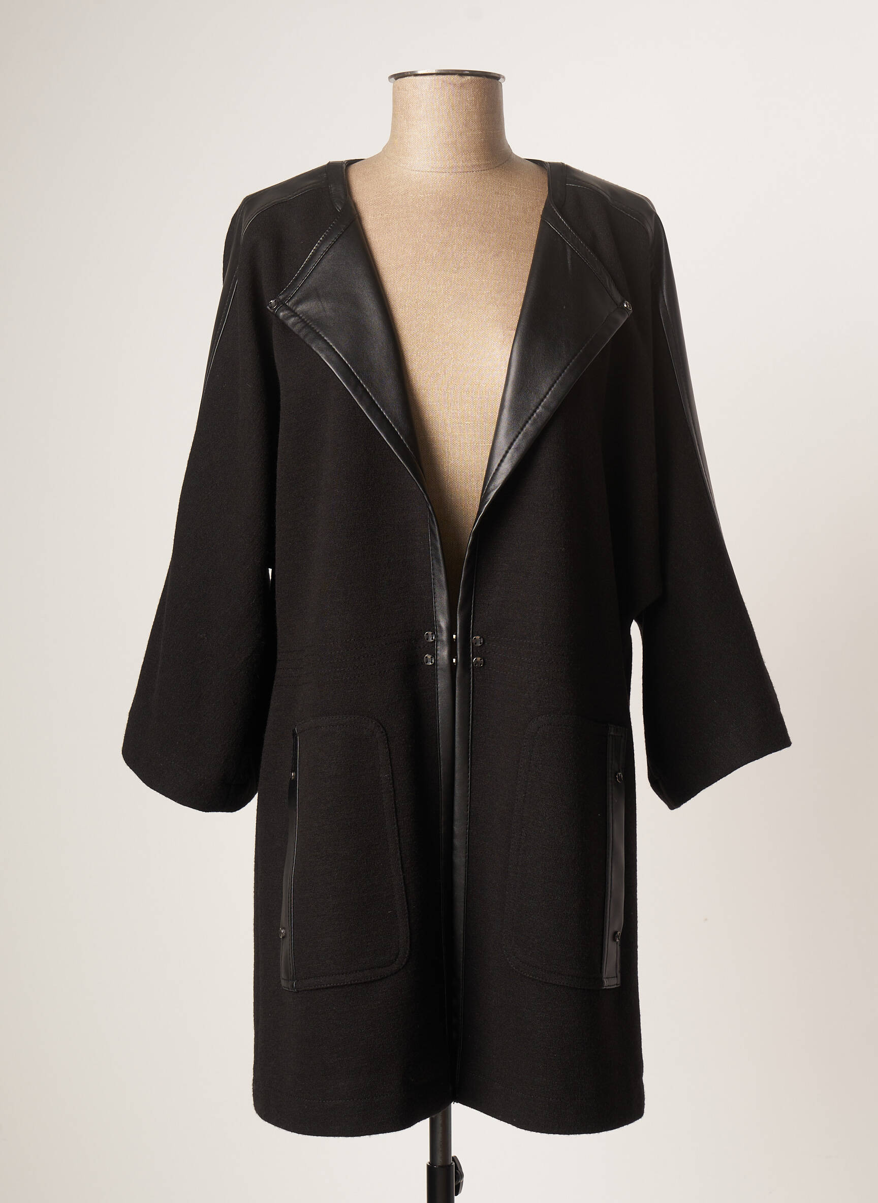 Meri Esca Manteaux Longs Femme couleur noir