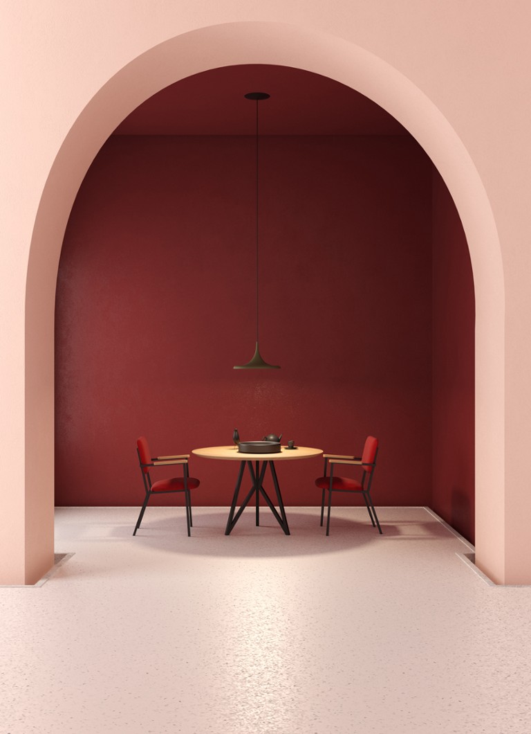 Studio HENK Butterfly trijkājis galds 120