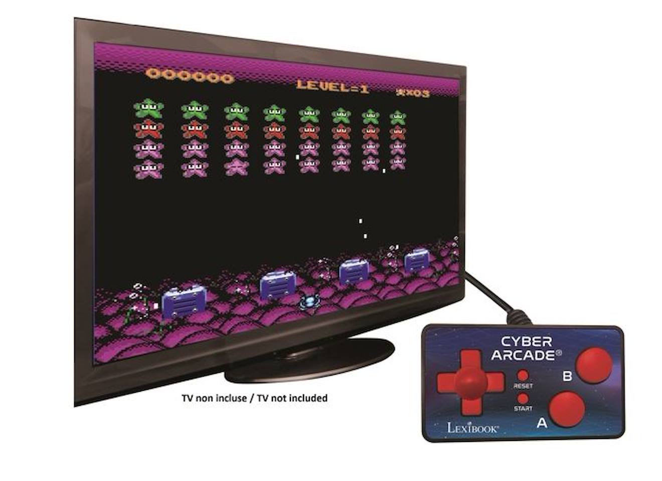 Console TV Cyber Arcade® Plug N' Play