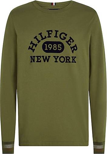 TOMMY HILFIGER Herren Langarmshirt MONOTYPE COLLEGIATE LS TEE