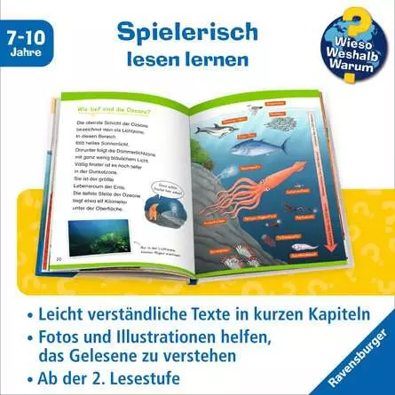 Ravensburger Wieso? Weshalb? Warum? Erstleser, Band 8: Ozeane