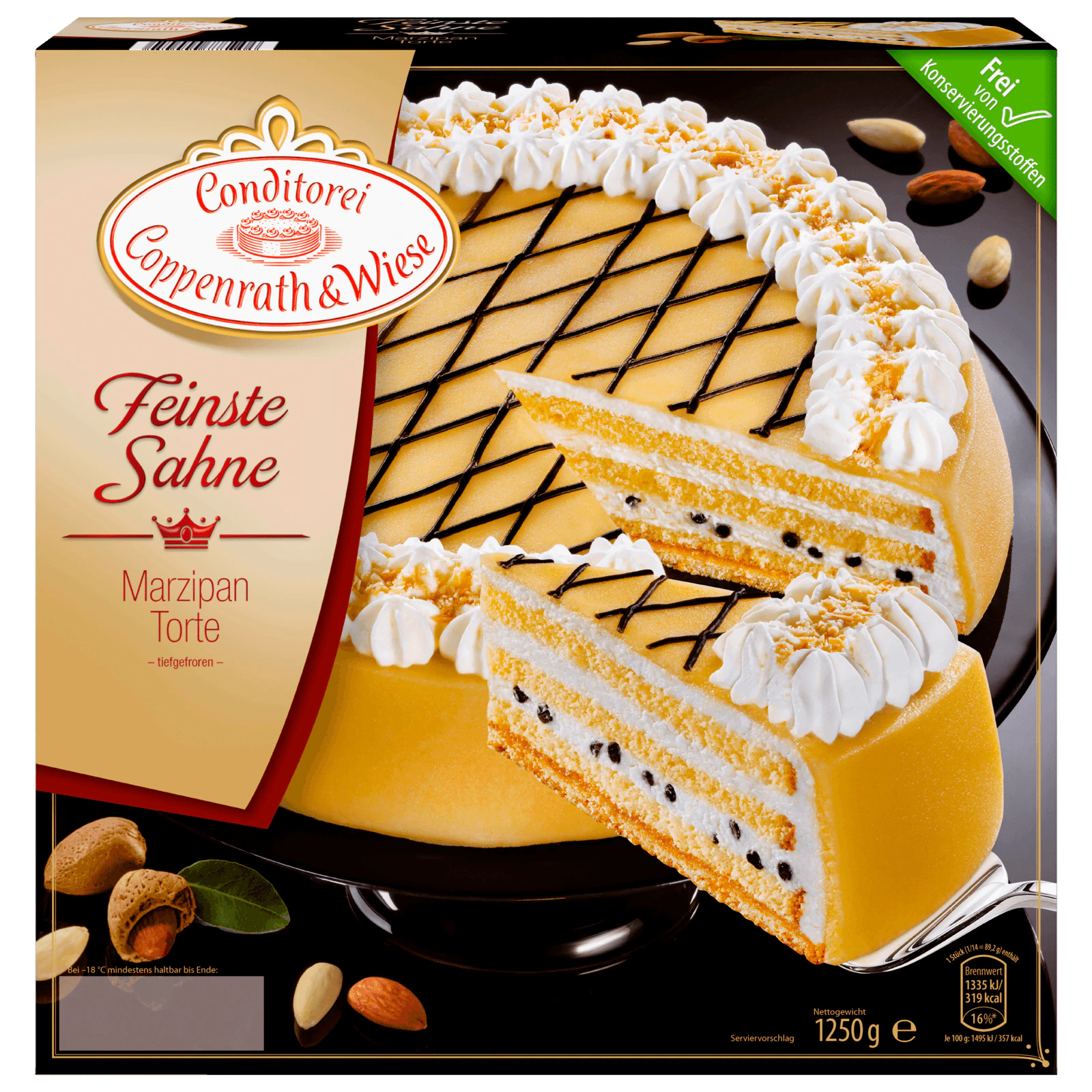Coppenrath & Wiese Sahne-Marzipan-Torte 1,25kg