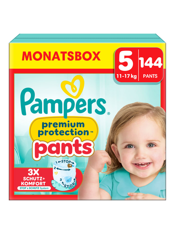 Pampers Pampers Premium Protection Pants Größe 5, 144 Windeln, 11kg-17kg günstig kaufen 5