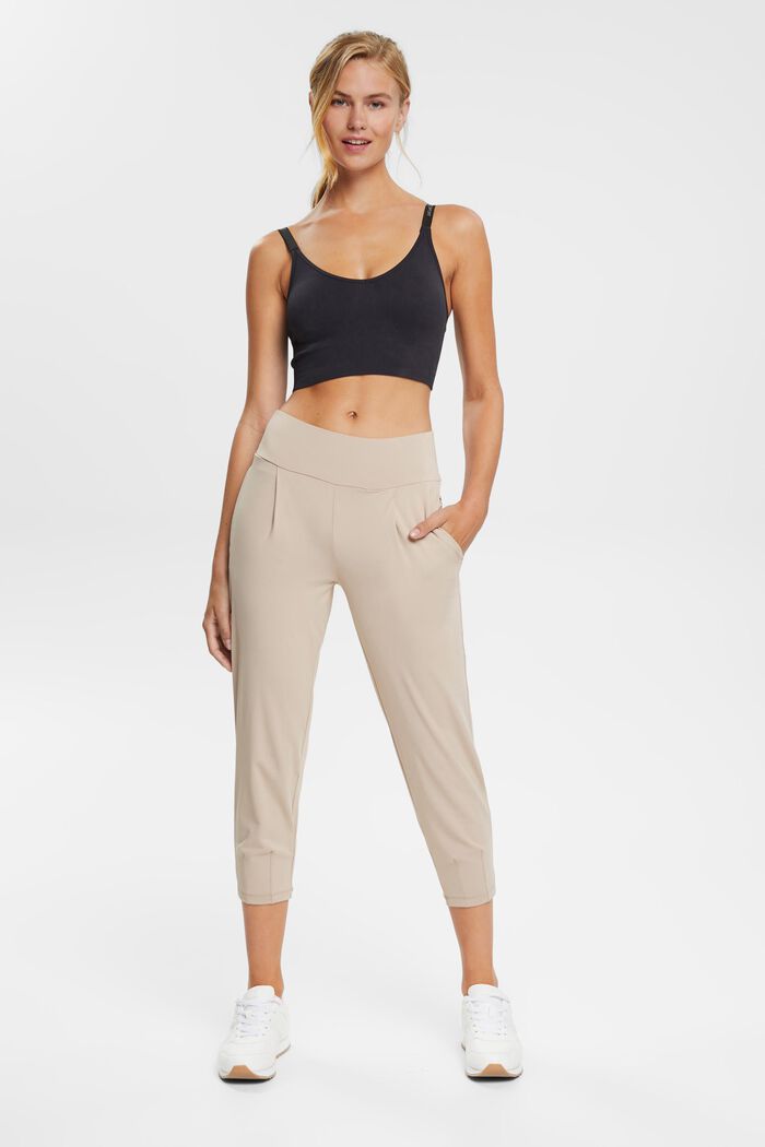 Gecroppte Jersey-Jogger-Pants mit E-DRY-Finish