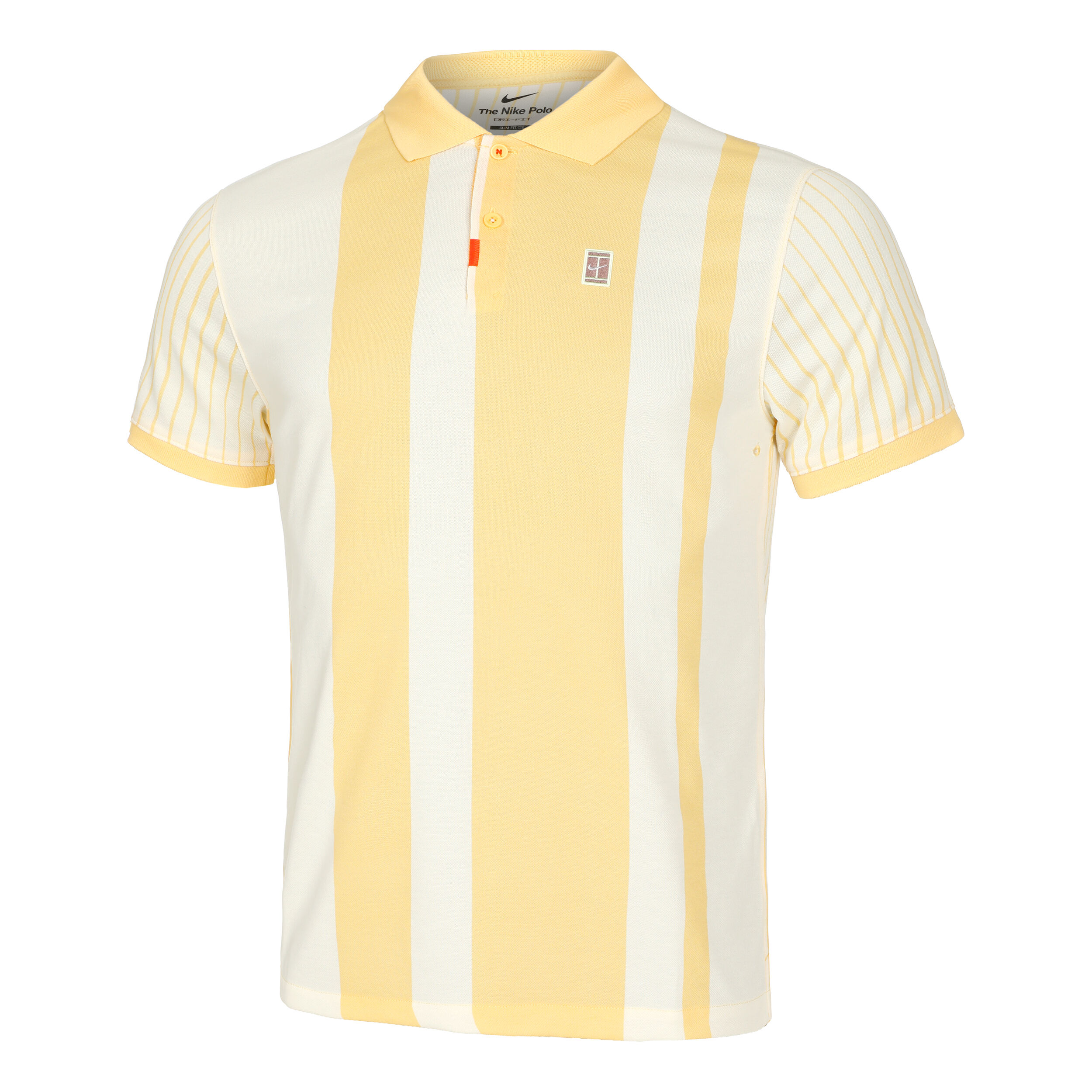 Dri-Fit Heritage Polo Herren - Goldgelb, Creme