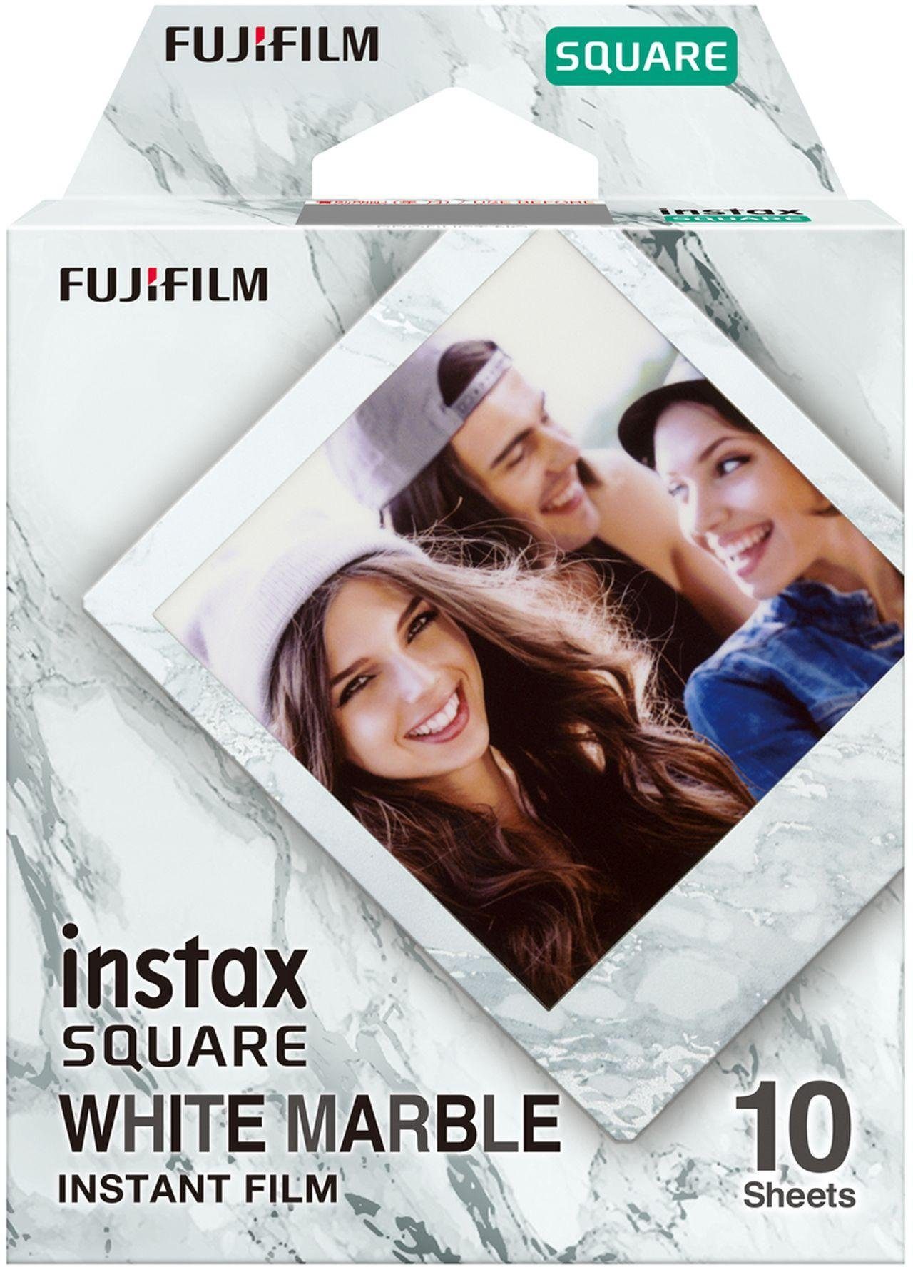 FUJIFILM Fujifilm Instax Square Film White Marble WW1 Sofortbildkamera