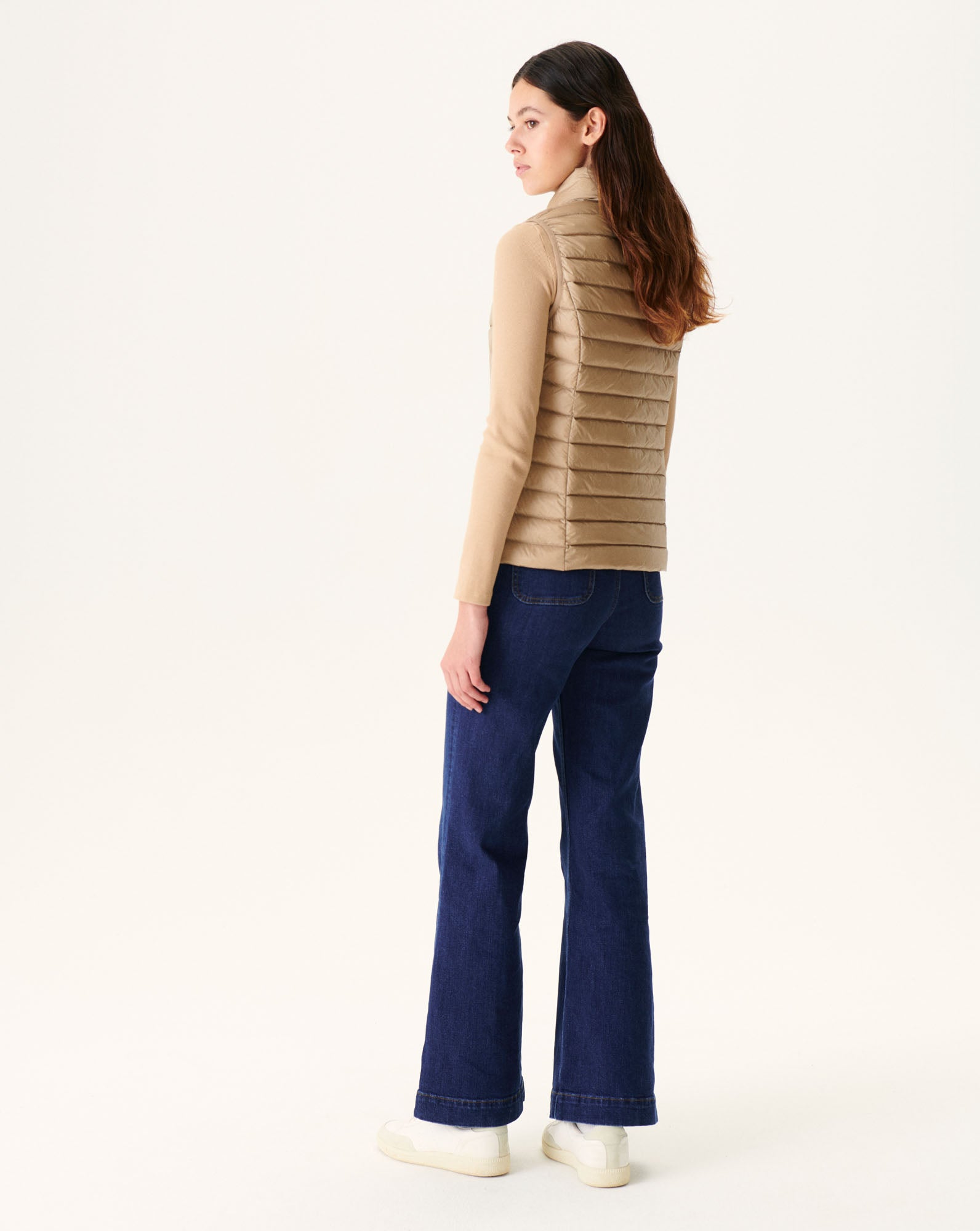 Doudoune légère sans manches Beige Seda