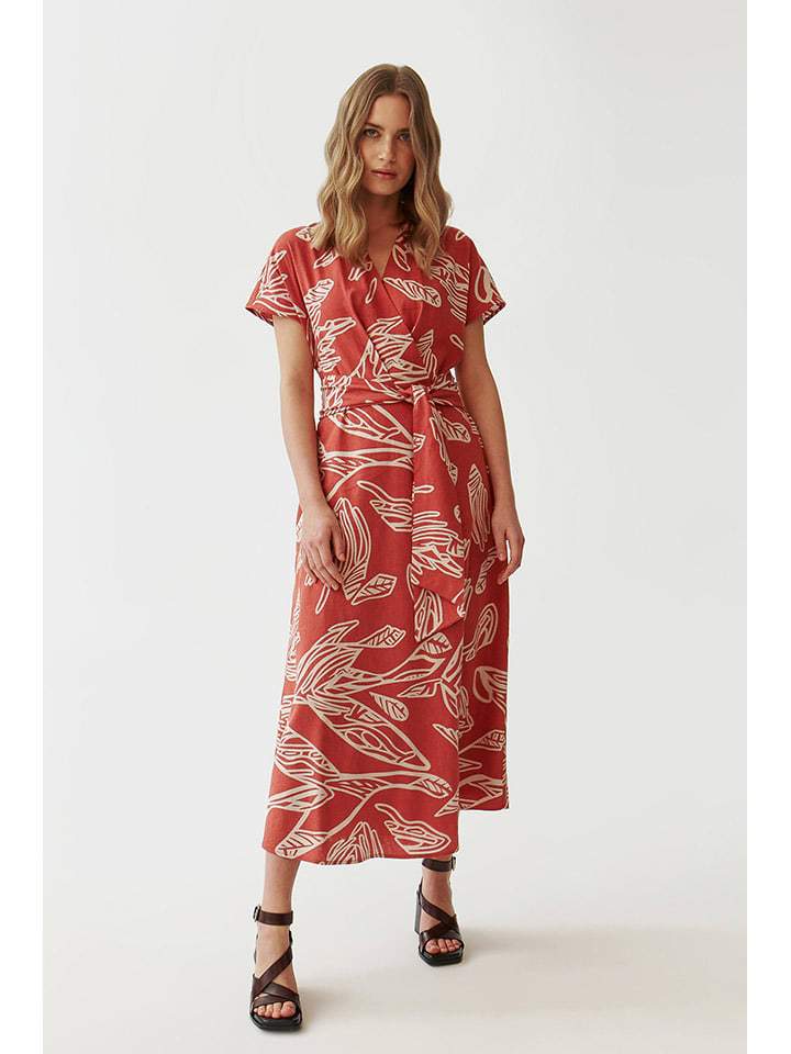 TATUUM Kleid in Weiß/ Rot günstig kaufen
