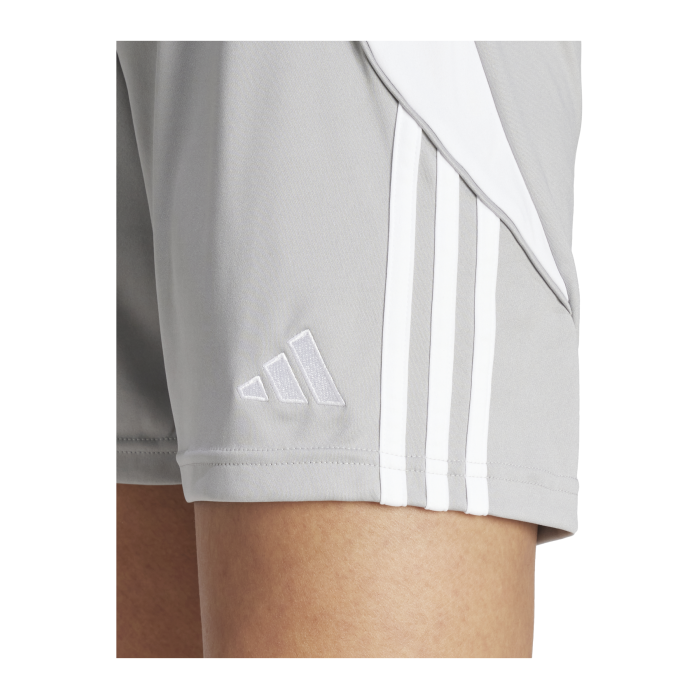adidas Tiro 24 Short Damen Grau Weiss