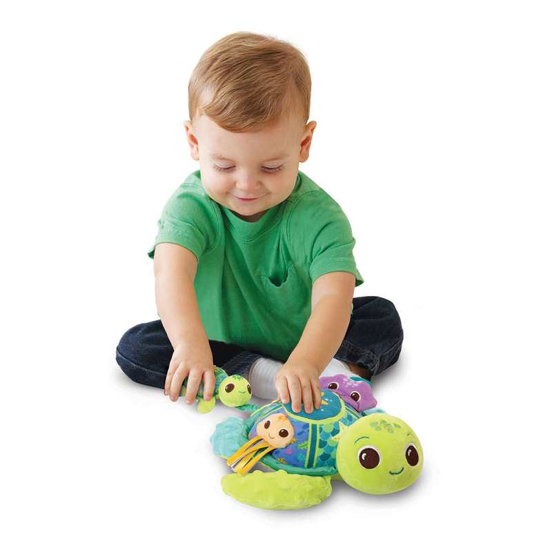 Peluche interactive Juju, maman tortue d'éveil des sens Vtech