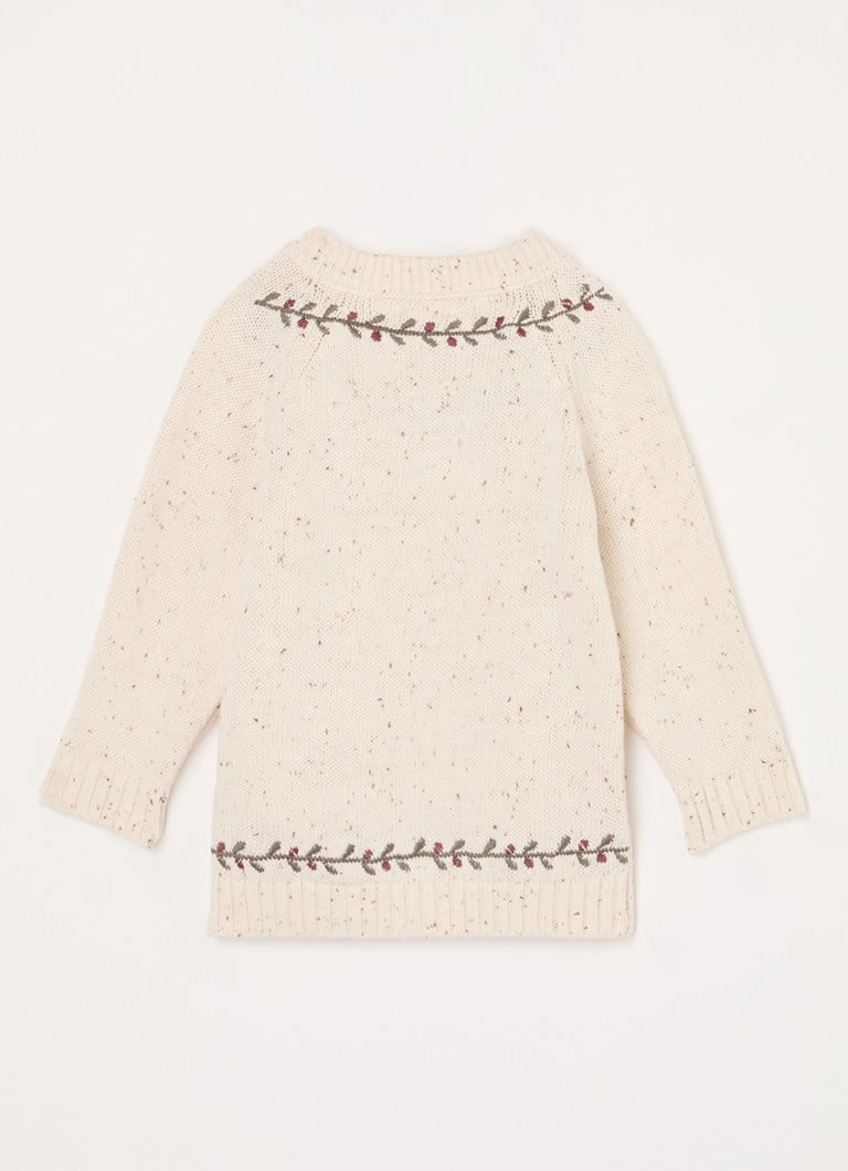 Lil' Atelier NBNG Pulover Galto tricotat gros cu broderie