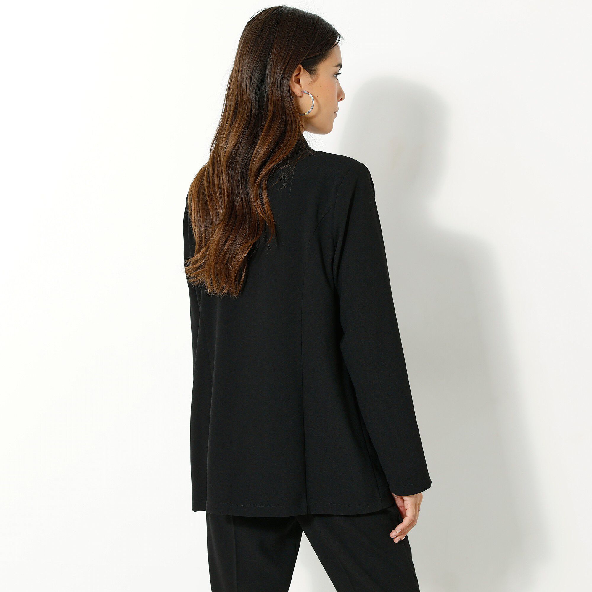 Veste blazer fluide manches longues