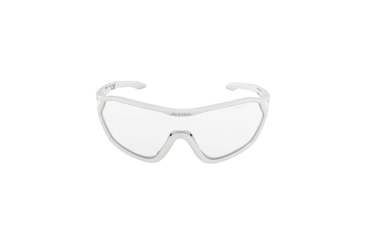 Alpina S-Way V white matt / black mirror