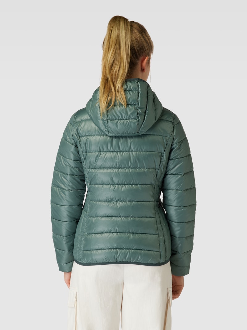 Steppjacke mit Eingrifftaschen in schilf