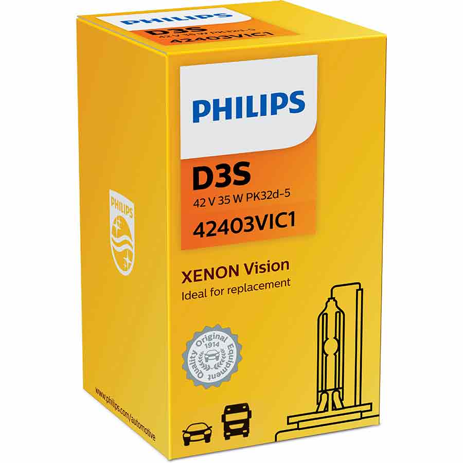 Philips Vision D3S-Xenonlampe 42V 35W PK32D-5, 1 Stück - ATU