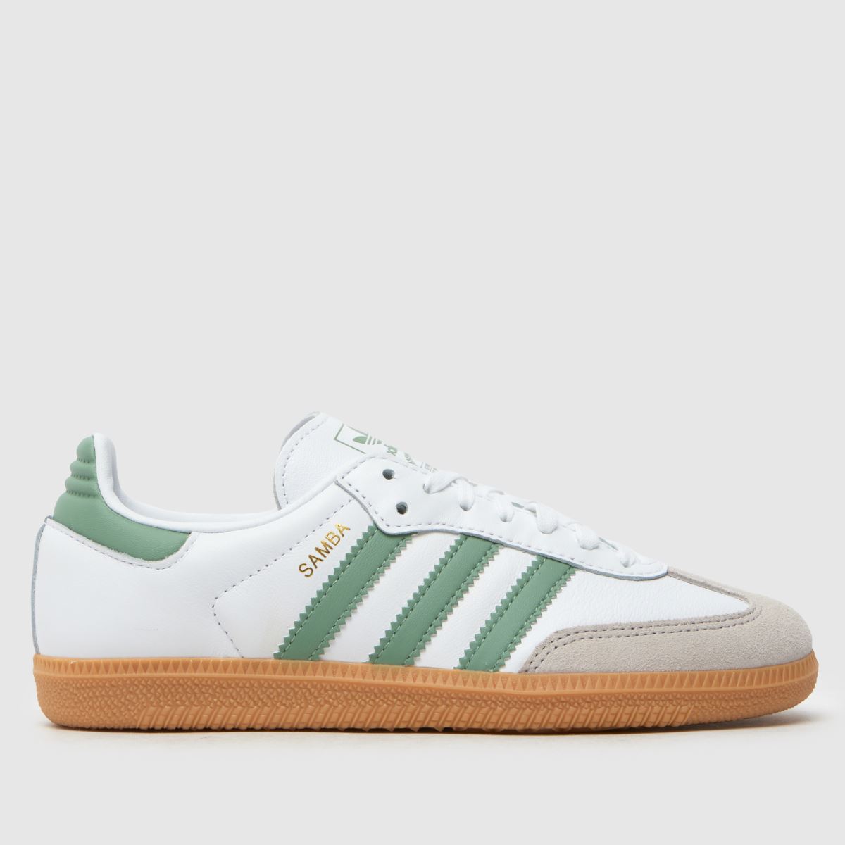adidas fehér és zöld samba og ifjúsági edzőcipők
