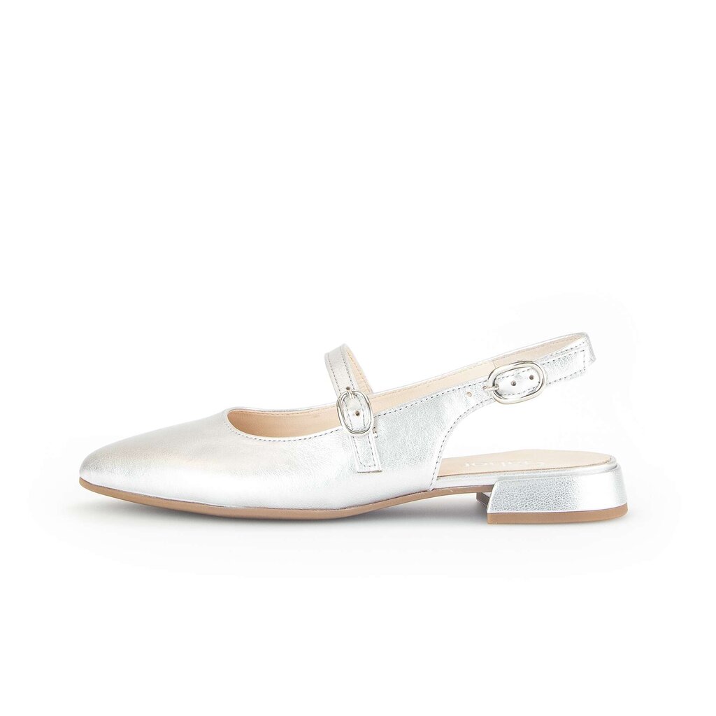 Gabor fashion Slingpumps silber
