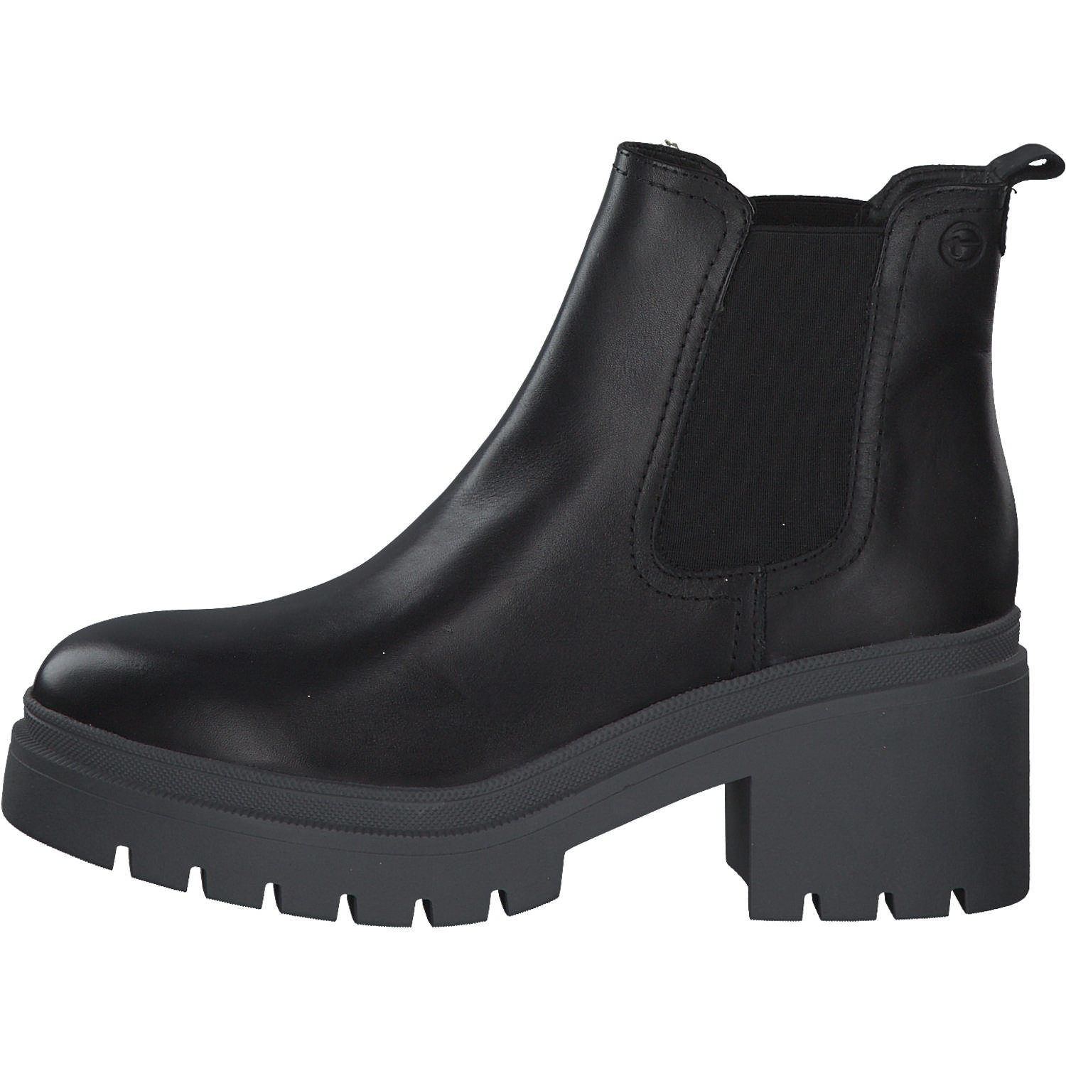 Tamaris 25459, Chelsea Boots, Damen, Schwarz/Grau