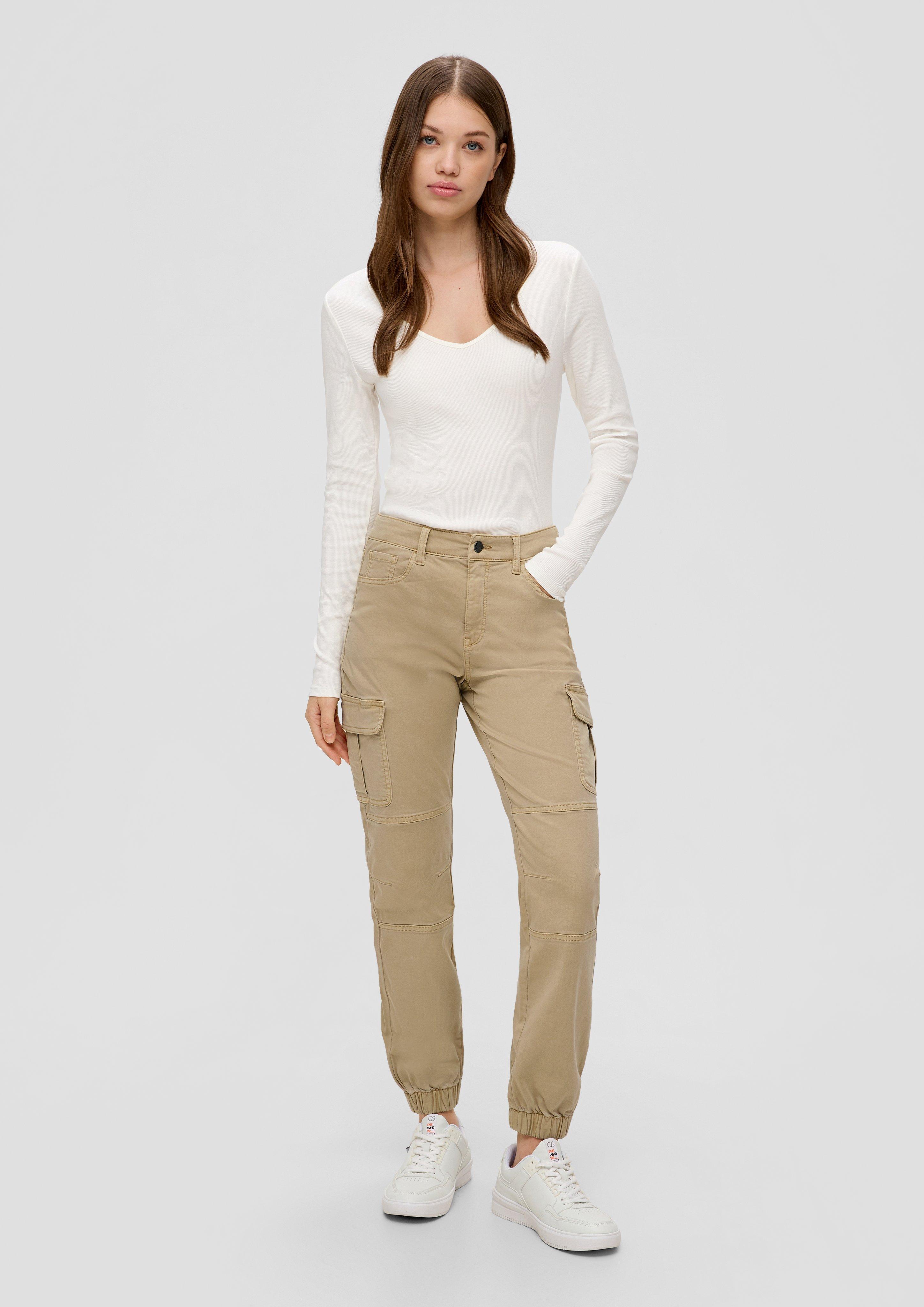 Slim: Cargohose aus Twill  2140813-8170