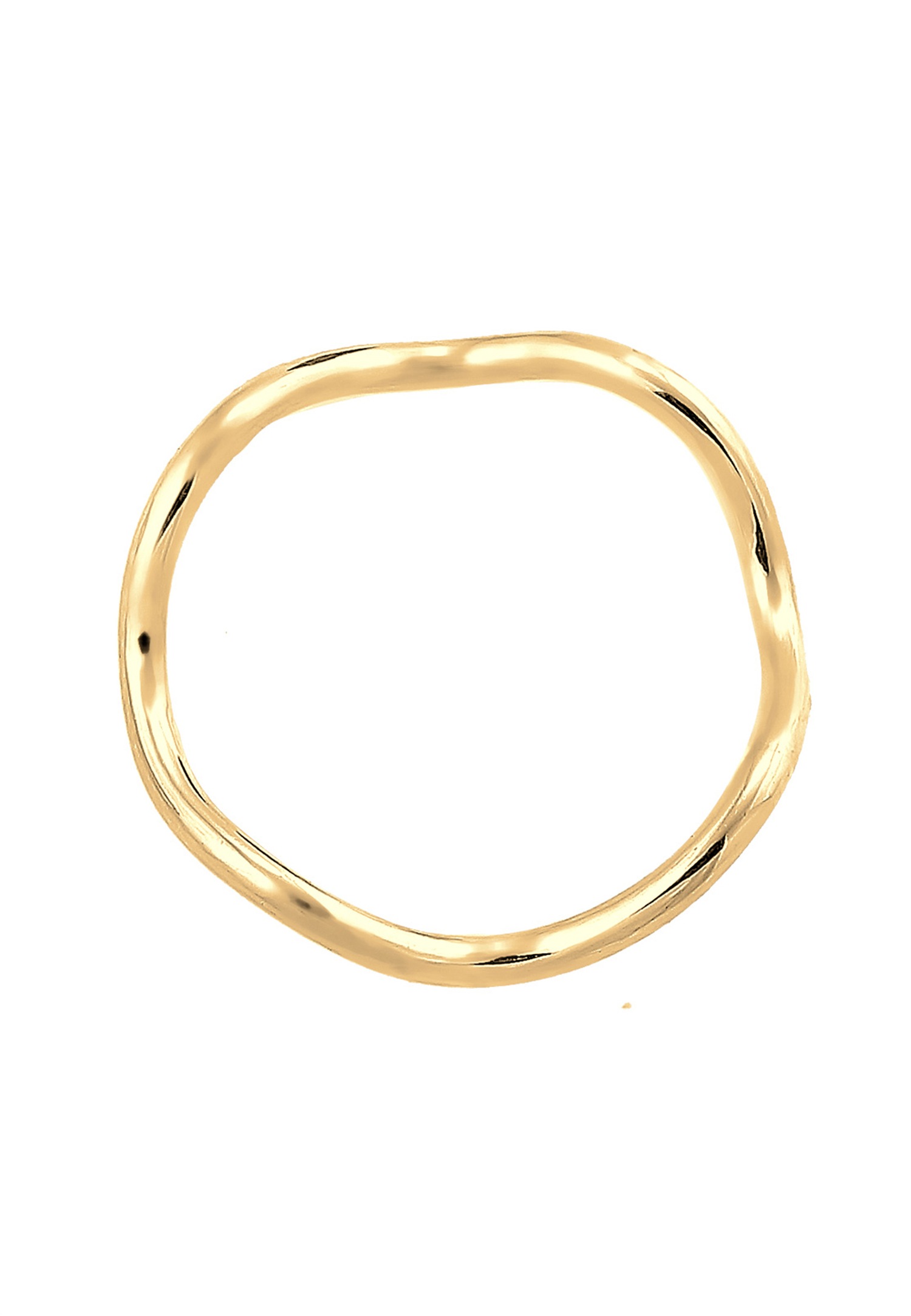 Diseño minimalista geométrico con ondas de Elli para mujer en plata de ley 925.