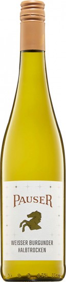 2020 Weisser Burgunder Gutswein halbtrocken - Weingut Pauser