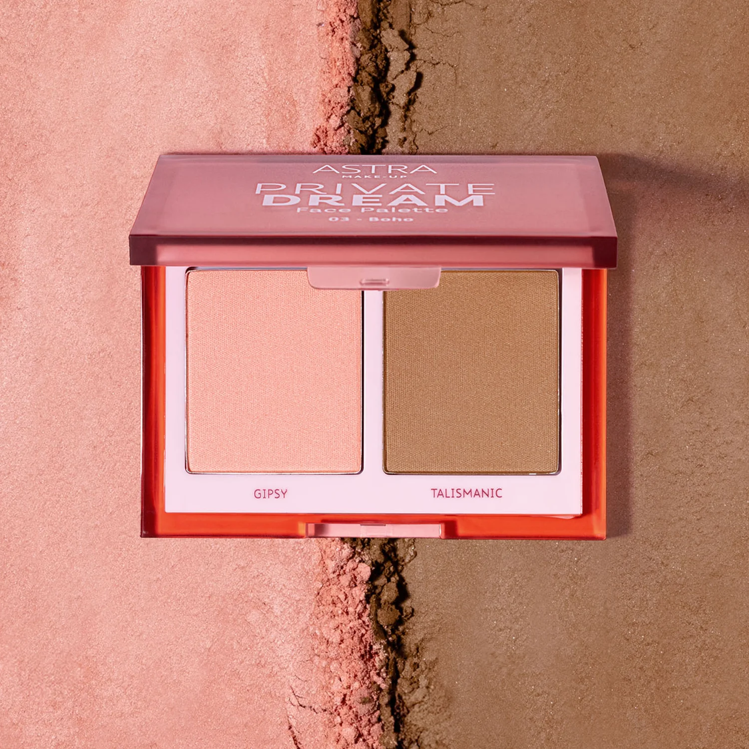 Paleta na tvár PRIVATE DREAM - Paleta na tvár, kompaktná lícenka, bronzer, kontúrovanie tváre