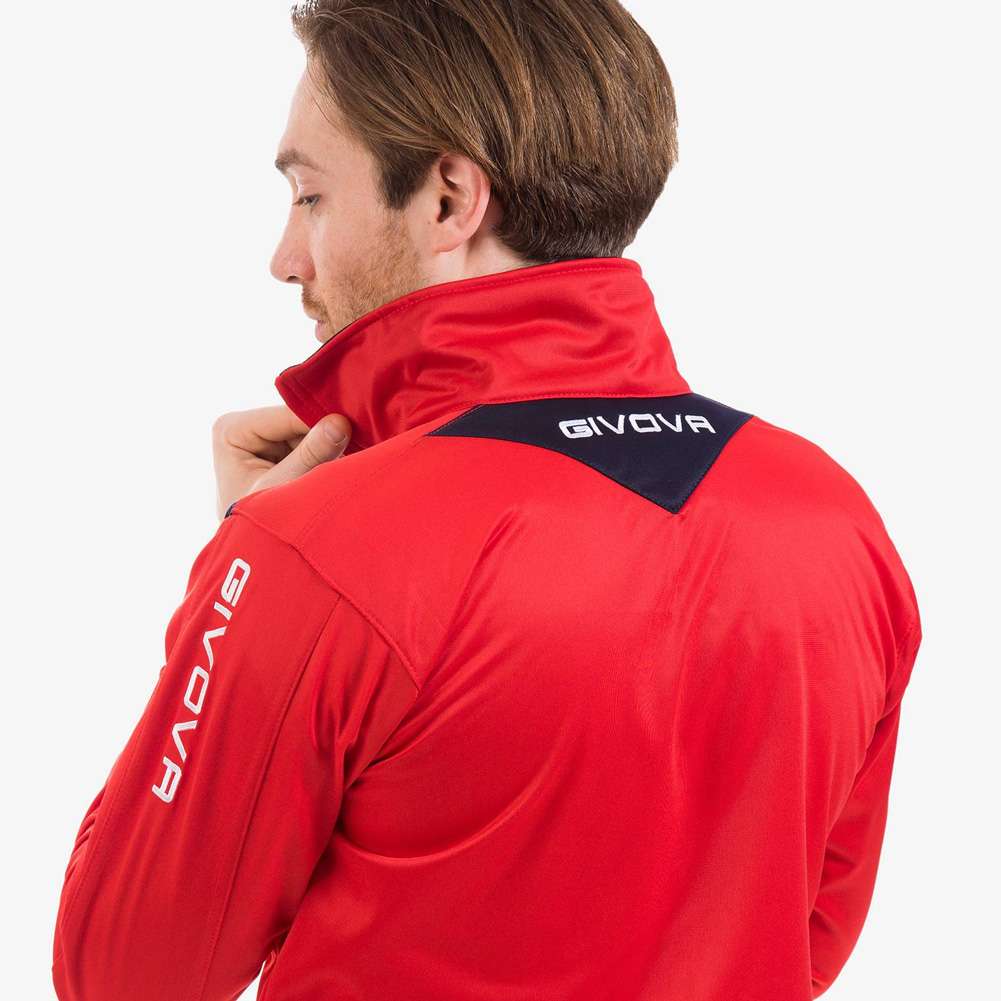 Givova Tuta Visa Trainingsanzug rot/navy