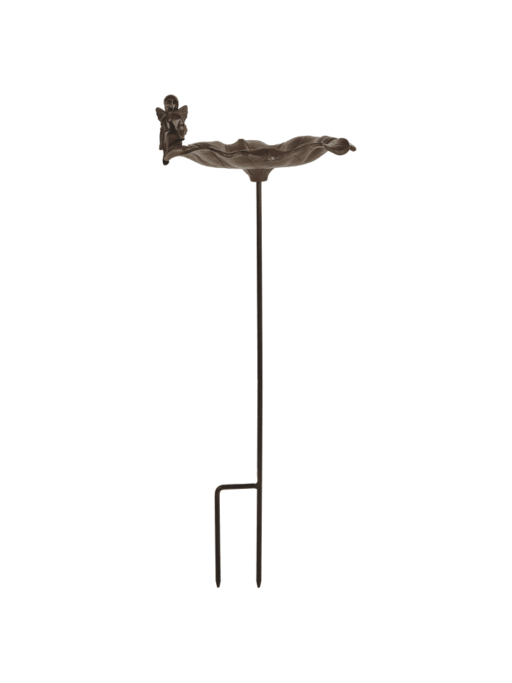 Beliani Vogelbrunnen MAGPIE in Braun - (W) 27 x (H) 65 x (L) 27 cm günstig kaufen onesize