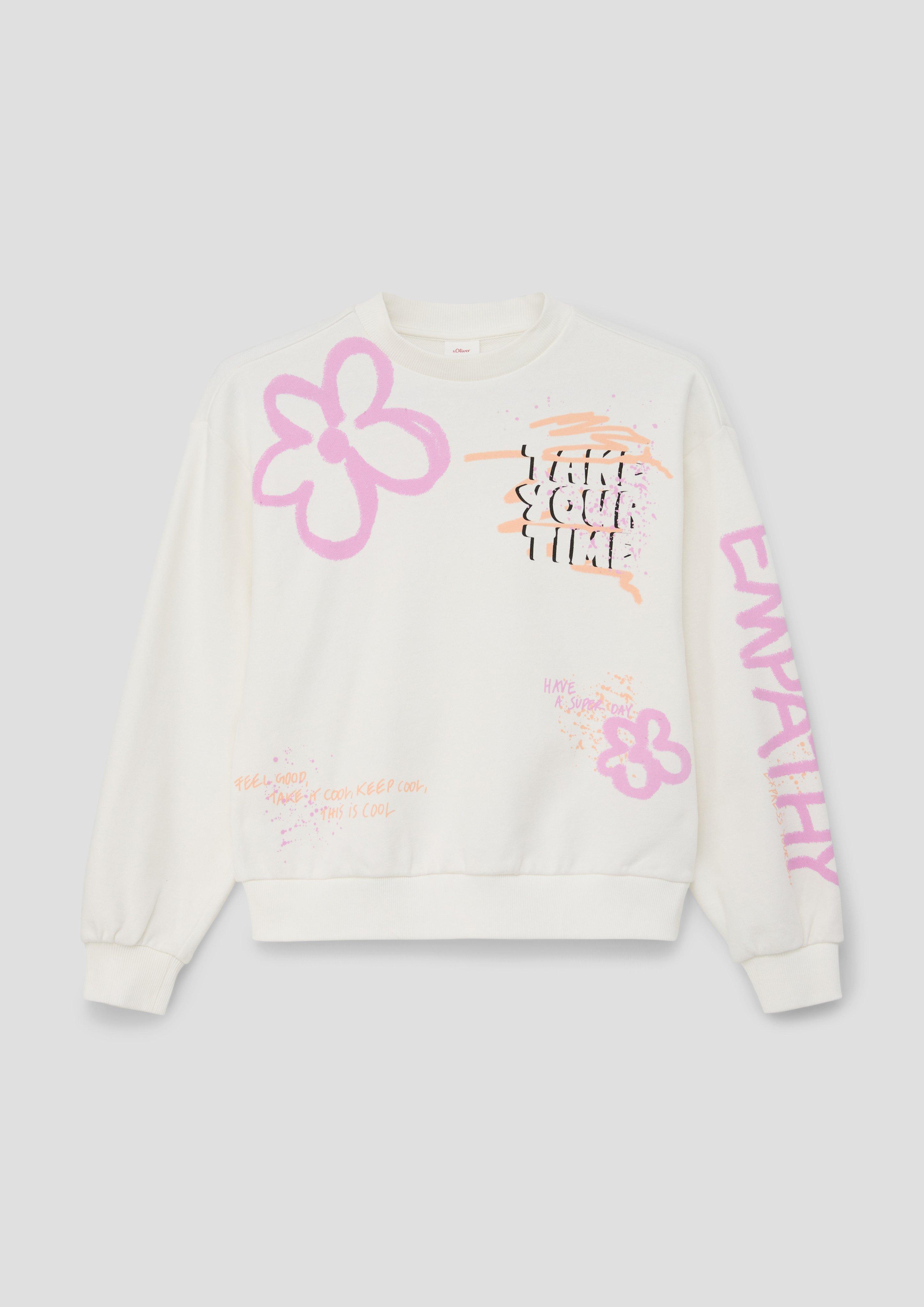 Weiches Sweatshirt mit Frontprint  2140216-0210