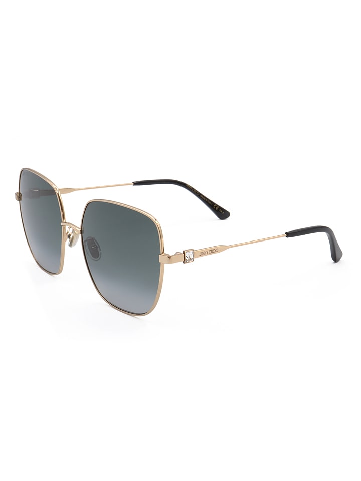 Jimmy Choo Damen-Sonnenbrille in Blau/ Gold günstig kaufen 60