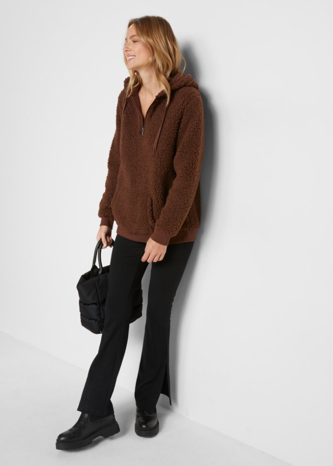 Teddy-Fleeceshirt, Pullover
