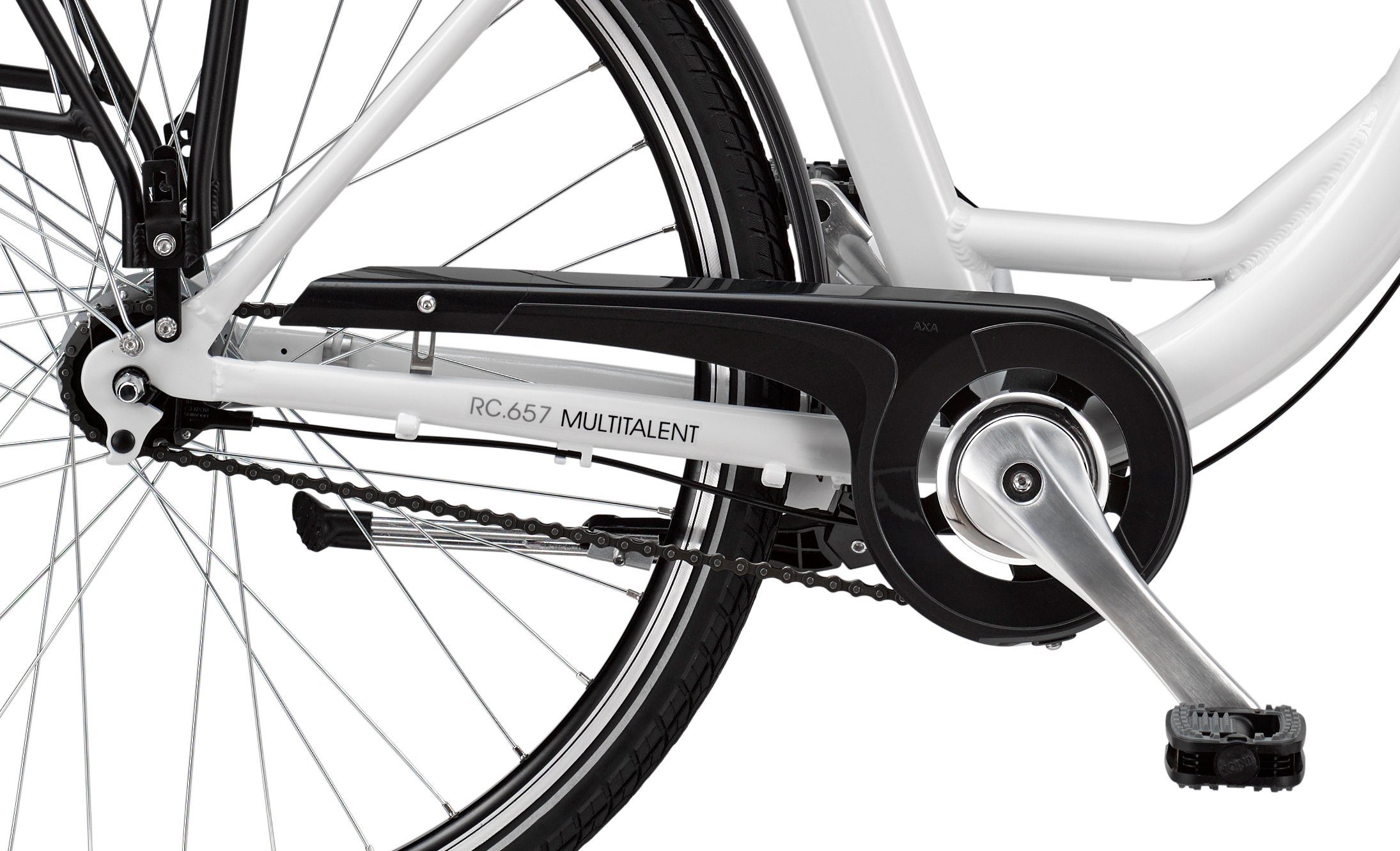 Telefunken E-Bike RC657 Multitalent, 7 Gang Shimano Nexus Schaltwerk, Nabenschaltung, Frontmotor, 468 Wh Batterie