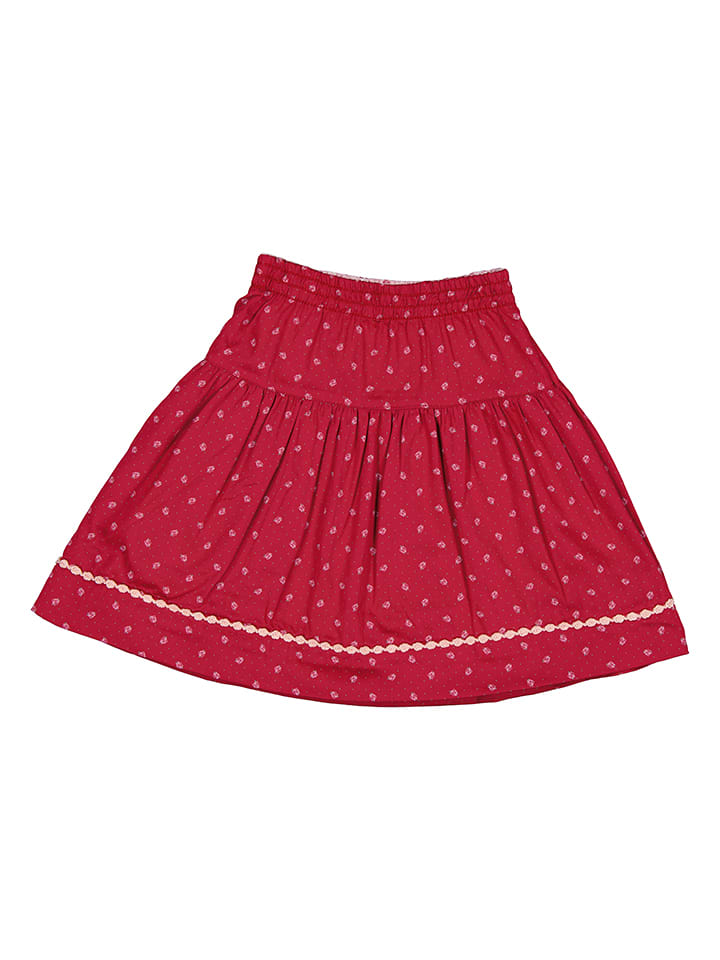 Isartrachten Wende-Trachtenrock in Rot/ Rosa günstig kaufen