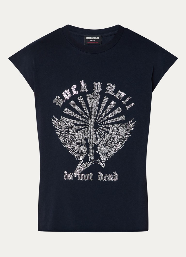 T-shirt Zadig&Voltaire Cloe με στρας